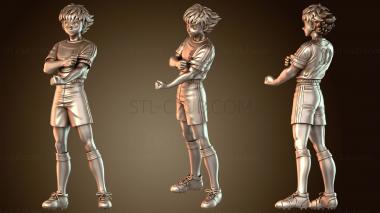 3D модель Оливер Атом Цубаса Озора (STL)