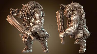 3D модель Они свирепые (STL)