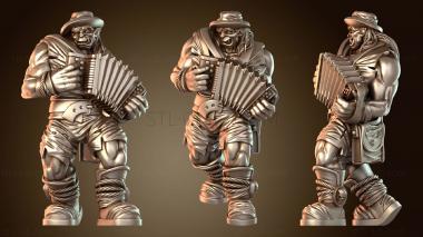 3D модель Орк-сельский бард мелодичный (STL)