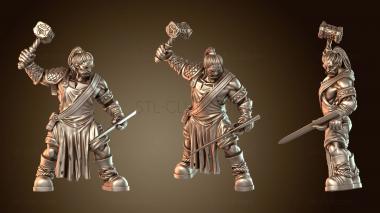 3D модель Орк-житель, кузнец, искусный (STL)