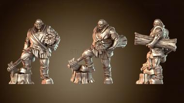 3D модель Орк-лесоруб (STL)