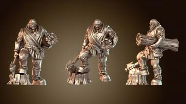 3D модель Орк-деревенский лесоруб неумолимый (STL)