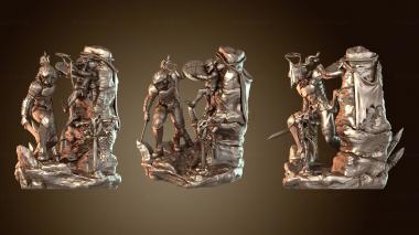 3D модель Orcbold Nom Figures Goblinyer banner (STL)
