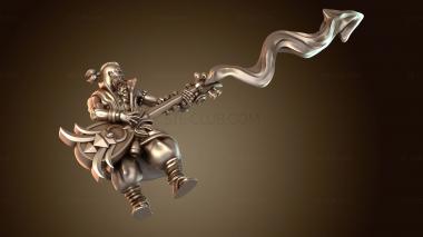 3D модель Ориент Метал Бард Магия Мистик (STL)