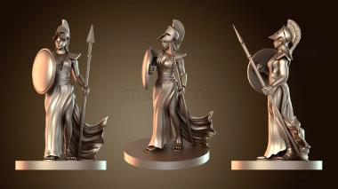 3D модель Паладин Женский греческий Паладин (STL)
