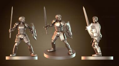 3D модель Паладин Женский Паладин (STL)