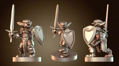 3D модель Паладин Гоблин Клирик Паладин (STL)