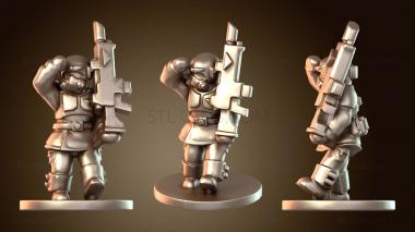 3D модель Вышагивая грациозно (STL)