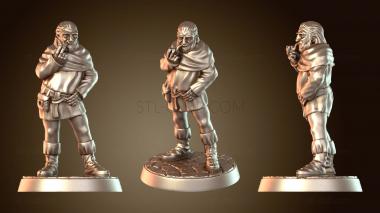 3D модель Крестьянин с трубкой (STL)