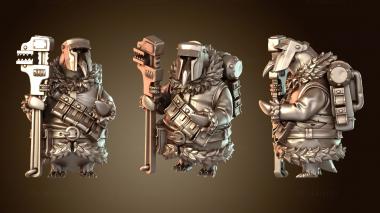 3D модель Пингу огненный (STL)