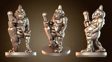 3D модель Чумной демон поврежден (STL)