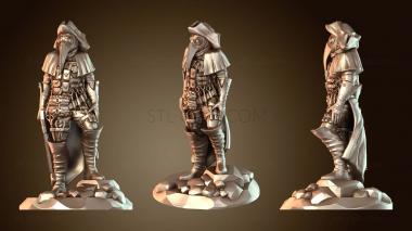 3D модель Чумной Доктор мрачный (STL)