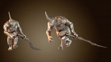 3D модель Охваченный чумой (STL)