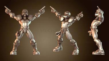 3D модель Простые нейтральные лайнмены закаленные (STL)