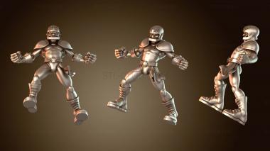 3D модель Простые нейтральные линейные игроки неумолимы (STL)