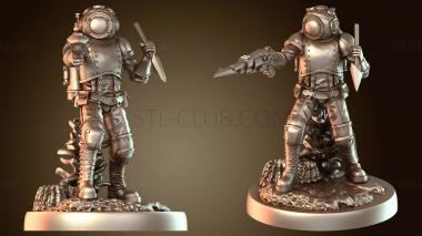 3D модель Стрельба водолазов под давлением (STL)