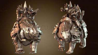 3D модель Священник Медведь Маунт (STL)