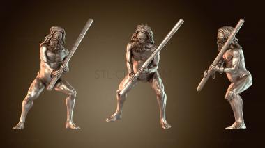 3D модель Тюремный бунт. Заключенный бунтует. (STL)