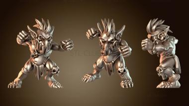 3D модель Пунга Сэвидж гоблин (STL)