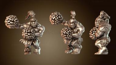 3D модель Пунга Сэвидж, орк-чирлидер (STL)