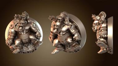 3D модель Punga Savage orc prone stunned marker stunnedmarker (STL)