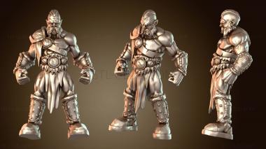 3D модель Опытный линейный игрок команды RAGNAROCKERS (STL)
