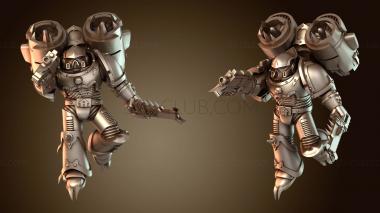 3D модель Хищные птицы хаотичные хищные птицы дикие хищники (STL)