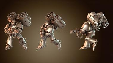 3D модель Хищные птицы хаотичны и охотятся на РАПТОРМЕЛЬТА (STL)