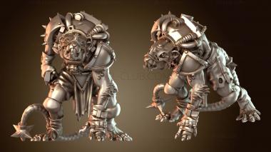 3D модель Крыса ЛИНЕЙНЫЙ МАНЕР (STL)