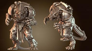 3D модель Крыса ЛИНЕЙНЫЙ МЕНЕДЖЕР тактический (STL)