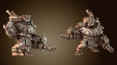 3D модель Крысолюды Шторм Огры Женский Гатлинг (STL)