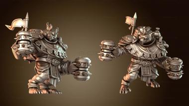 3D модель Крысоловы Штормовые Огры Женский Роллер (STL)
