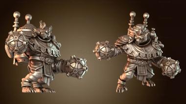 3D модель Крысолюды Шторм Огры Женский Шок (STL)