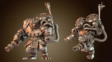 3D модель Крысоловы Штормовые Огры Мужской Гатлинг быстрый (STL)