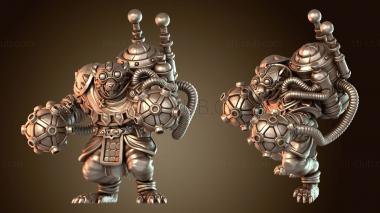 3D модель Крысолюды Шторм Огры Мужчины Ударные Тяжёлые (STL)