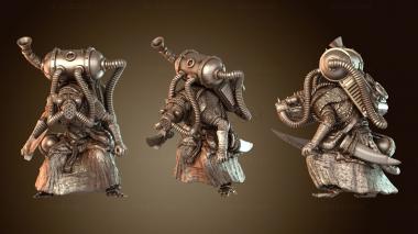 3D модель Крысы Глобадье бронированные (STL)