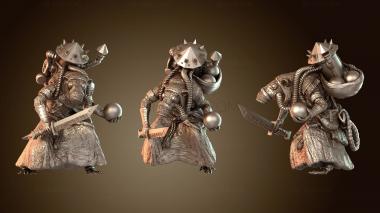 3D модель Крысы Глобадье сосредоточены (STL)