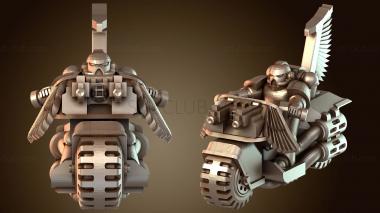 3D модель Байкер Ravenwing (STL)