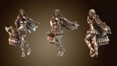 3D модель Красная Шапочка Киберпанк Один (STL)