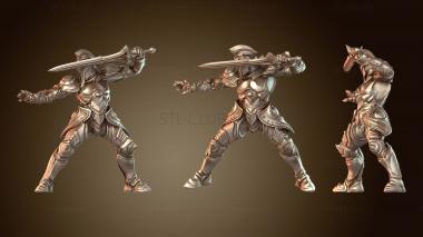 3D модель Красный Тралл Ассасин стоит на страже (STL)