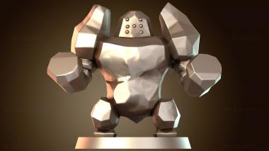 3D модель Регирок Покемон Истинный первобытный (STL)