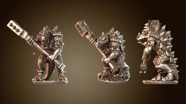 3D модель Рептилоид Халк Сэвидж (STL)