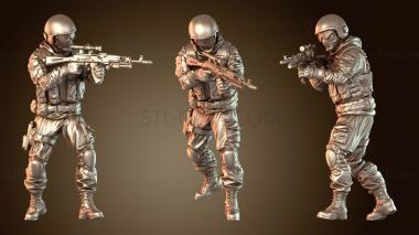 3D модель Боец-изгой (STL)