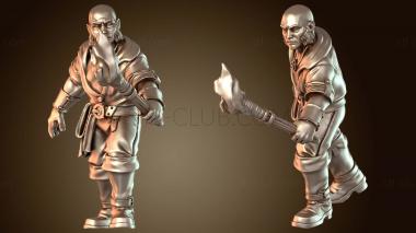 3D модель Экипаж ракетной батареи, мужчина (STL)