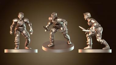 3D модель Разбойники Разбойник Человек (STL)