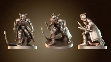 3D модель Разбойники Тифлинг Разбойник (STL)