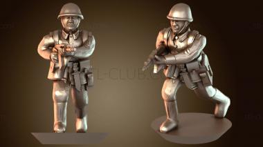 3D модель Бег быстро поднялся (STL)