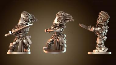 3D модель S Фехтование Женское (STL)