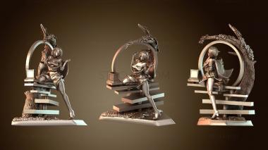 3D модель Сакура Секси Диорама ARBOL (STL)