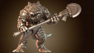 3D модель Ящерицы-аллигаторы (STL)